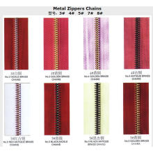 Chaînes Zippers Metal
